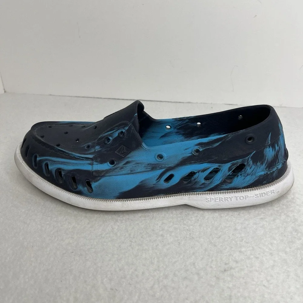 SPERRY Top Side Float Boat Water Summer Rubber Shoe Mens 12 Preppy Coastal Beach